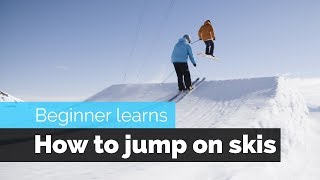 How to Jump on Skis  a Beginner Skiers Progression [upl. by Charin]