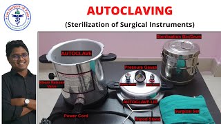 Autoclave Sterilization  Surgery Practical 01 [upl. by Meehar775]