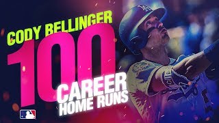 Cody Bellingers 100 career home runs [upl. by Nirrat]