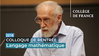 Langage mathématique  Alain Connes [upl. by Eleumas276]